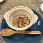 オステリア・マンジャベーネ - 白菜のリゾット