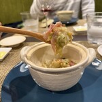 オステリア・マンジャベーネ - 白菜のリゾット