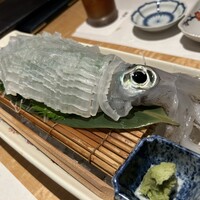 対馬のどぐろとイカ活き造り 博多 魚蔵 都ホテル店 - 