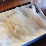 おばんざい あっこ - 新鮮コリコリイカ刺し！！