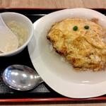 味來 - 天津丼800円。