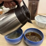 麺処 有彩 - このスープ割りがこれまた絶品！