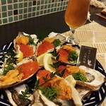 黒毛和牛と銀座牛タン専門 Kurosawa - 痛風生牡蛎