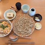 蕎麦はやかわ - 親子丼とざるそば