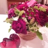 レザンファン ギャテ - テーブルのお花