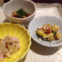 博多味問屋いちにち一膳 - 鯛茶漬け膳についてくる小鉢