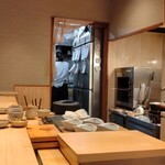 すしやのたい悟 - カンター内風景