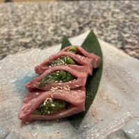 牛処 慶 - 厚切りネギタン