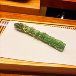 天婦羅 みやしろ - ニュージーランドのアスパラ