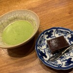 天婦羅 みやしろ - 甘味と抹茶