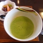 話食庵 - 【ランチ】　食後の抹茶