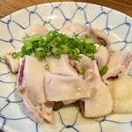 もつ焼き けいすけ - こぶくろ刺 450円(税込)