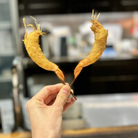 串揚げキッチン だん EKIZO神戸三宮店 - 6本目　海老の極み