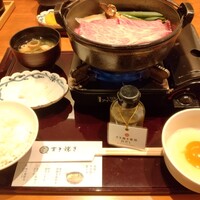 すき焼きと牛まぶし ももしき - 