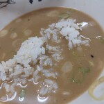 長尾中華そば - ライス＠無料サービス