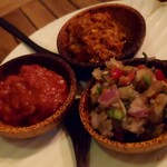 カフェバリチャンプル - サンバル３種盛