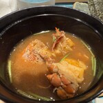 札幌 鮨 よこ田 - 伊勢海老の赤だし