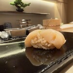 札幌 鮨 よこ田 - 帆立