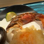 札幌 鮨 よこ田 - 伊勢海老天ぷら