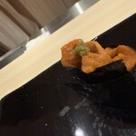 札幌 鮨 よこ田 - 昆布森雲丹軍艦