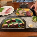 海つばめ - ブリヒラ　イルカ　お造り