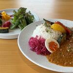 大和肉鶏のスパイスカレー（サラダ付）