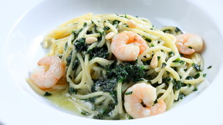イタリアンダイニング カフェ ハーレーパーク - 大葉と小海老のパスタ