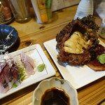 魚処 壱や - ホヤの刺身と鯵の刺身