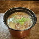 真打 - 鶏ガラと秋刀魚の骨で作ったパイタンスープ入麺入り