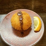 真打 - 蟹と蕪のクリームコロッケ