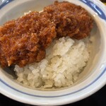 ニュー飯店 - ☆ミニカツ丼 二枚で丁度いいネ！