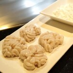 鉄板焼 石狩 - プリプリしらこー♩