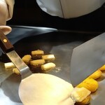 鉄板焼 石狩 - 温泉ラクレットチーズ美味しかったなぁ♩