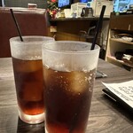 焼肉 わだ泉 - 烏龍茶で乾杯