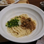 NIBOSHI MANIA - 黒酢の酢豚和え玉 350円