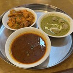 パンジャビ バル - カレー３種