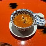 ななにん - ずわい蟹と桜えびのビスク風茶碗蒸し