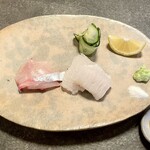 NOMI RESTAURANT - KIREAJI × 藤本純一 (シマアジ・鱧の焼き霜)