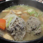 おいしい台所12カ月 - さんまつみれ汁は、ごろんと大きめのつみれ2個