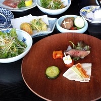雪月花 ながら - ～オードブル5点盛り、天婦羅、サラダ～