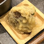 心粋厨房 獬 - 原木しいたけに海老のすり身とニラ