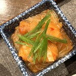 心粋厨房 獬 -  鶏の丸軟骨と春雨のチリソース