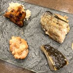 心粋厨房 獬 - はたはた 蝦夷あわび うなぎ 白子の幽庵焼