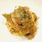 心粋厨房 獬 - 由利牛と旬のきのこのパスタ