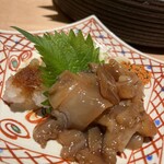 座吟 - ホタルイカの沖漬け