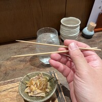 鳥茂 - 箸は串