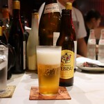 田中圭英 - エビスビール(小瓶600円)
