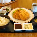 広島西カントリー倶楽部 レストラン - アジフライ定食