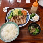 うなぎ村山 - 豚バラ炙り定食