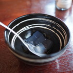 蕎麦処つゆ下梅の花 - そば湯寒天